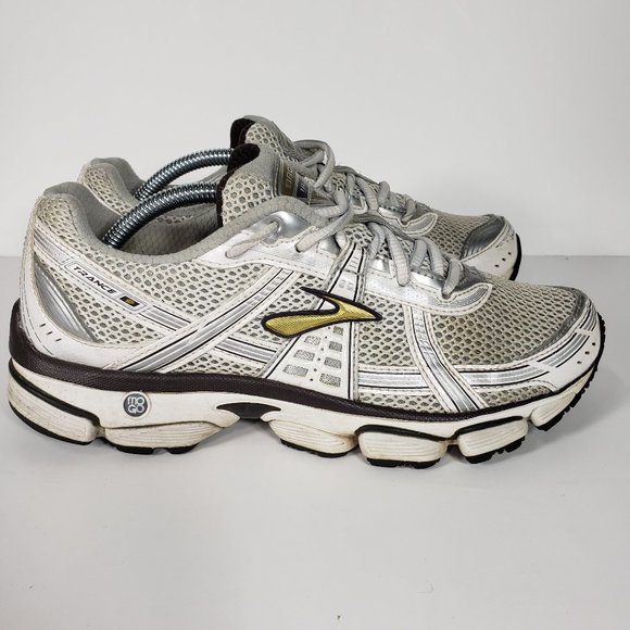 Brooks Trance 9 Pro Running Shoes White / Gold - Picture 2 of 8